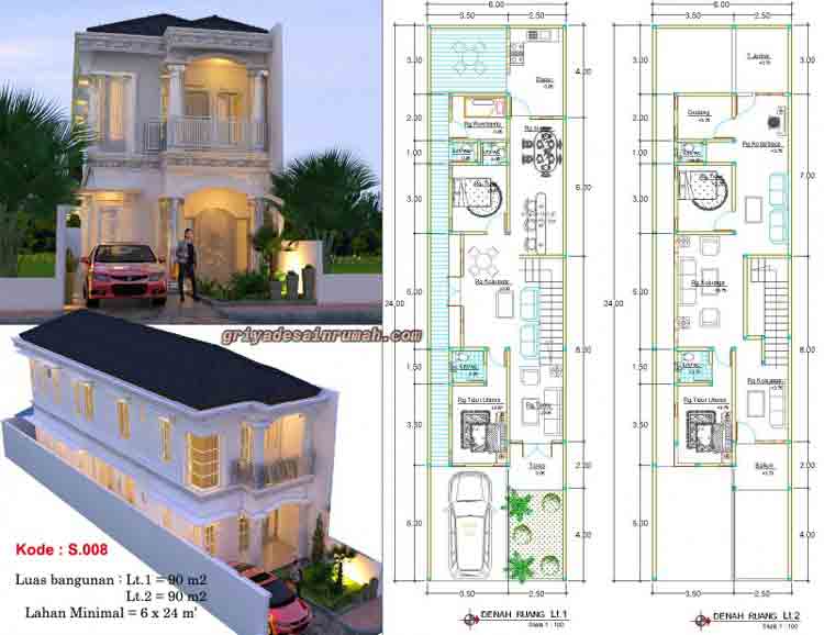 45 Model Rumah  Mewah Minimalis 1  dan 2 Lantai  Desain  Modern