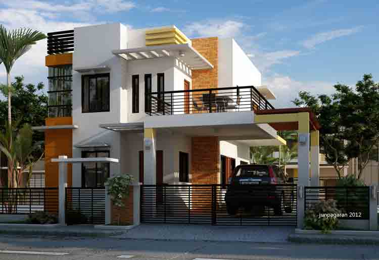 √ 30+ Desain & Denah Rumah Minimalis 2 Lantai Sederhana Modern