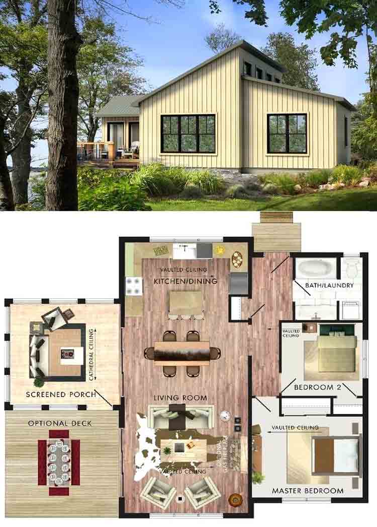 desain rumah minimalis nuansa hijau