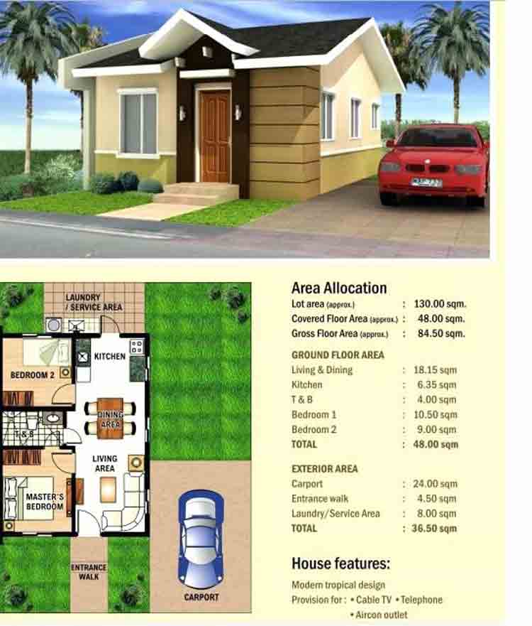 60 Desain dan Denah Rumah Minimalis Sederhana Modern