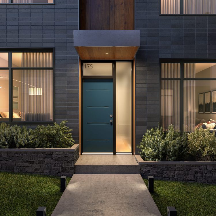 model rumah minimalis pintu menyamping