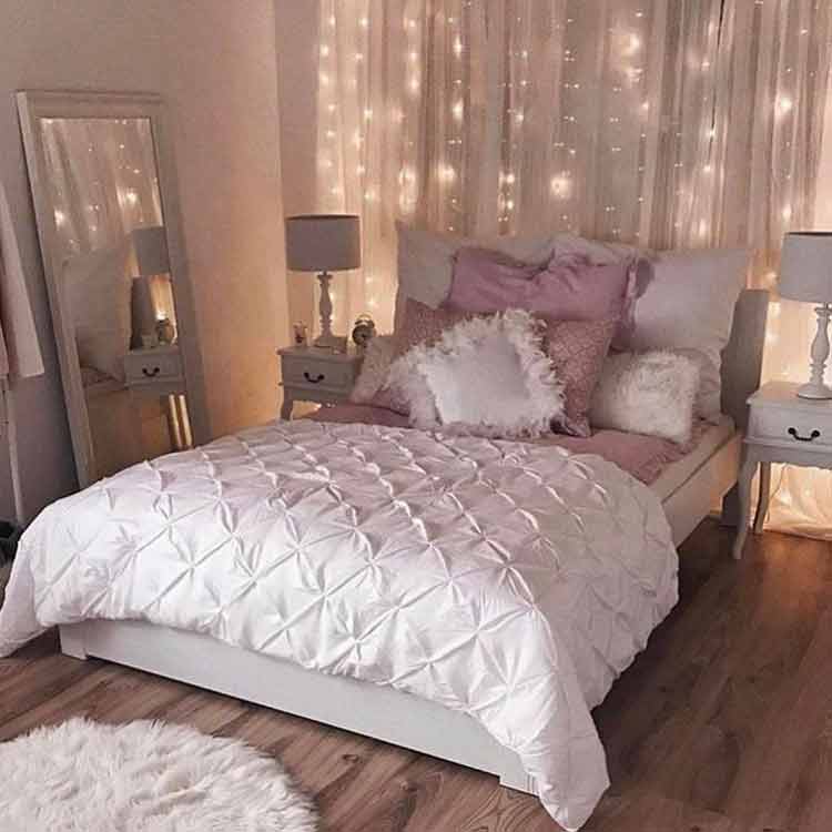 dekorasi kamar tidur dari kertas