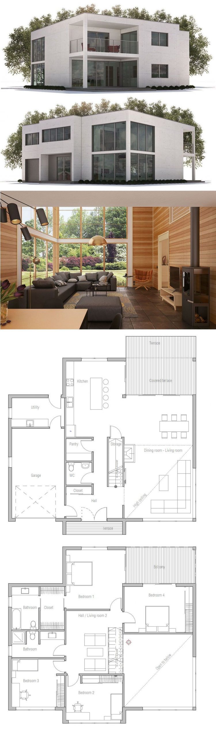 desain rumah minimalis sederhana 2 lantai