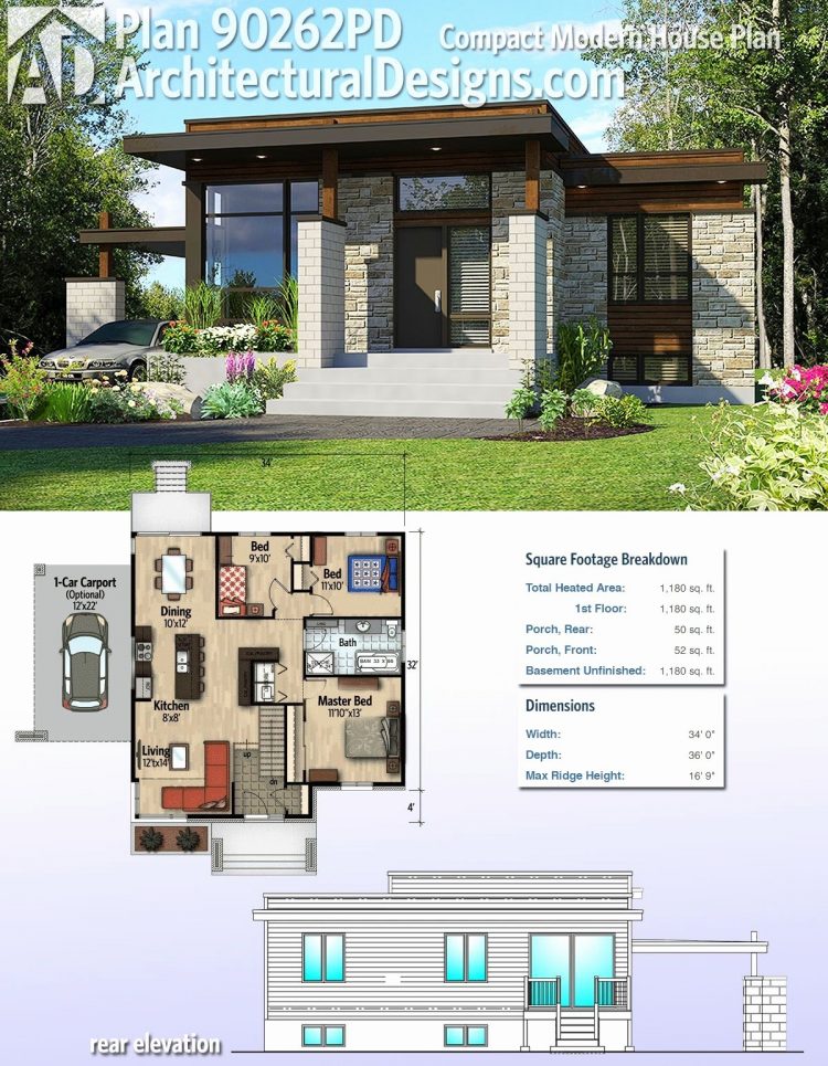 desain rumah rooftop minimalis