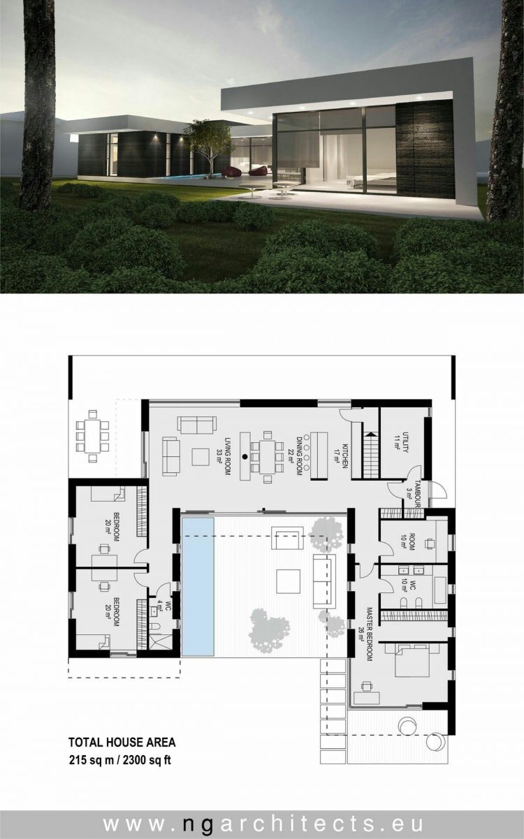 60 Desain Dan Denah Rumah Minimalis Sederhana Modern