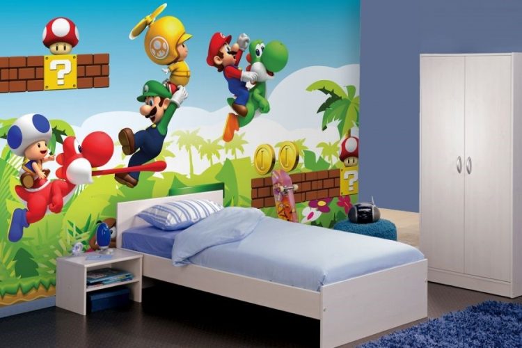 gambar wallpaper dinding untuk kamar anak