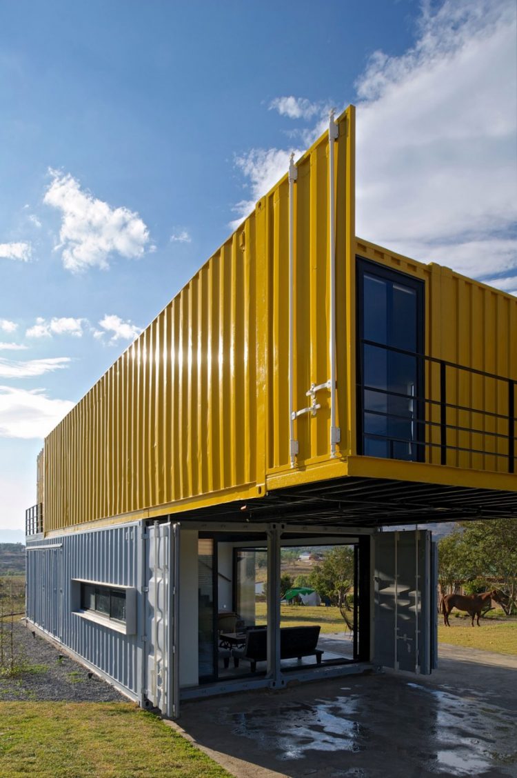 rumah kontainer modern