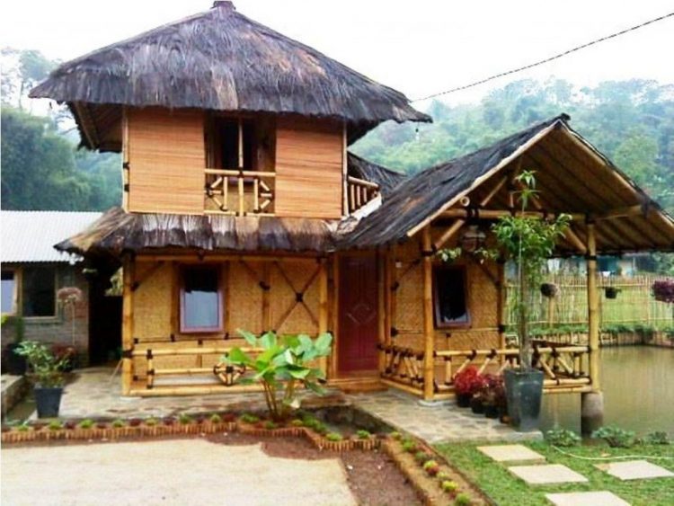 Foto Rumah Bambu - rumahku istanaku impianku