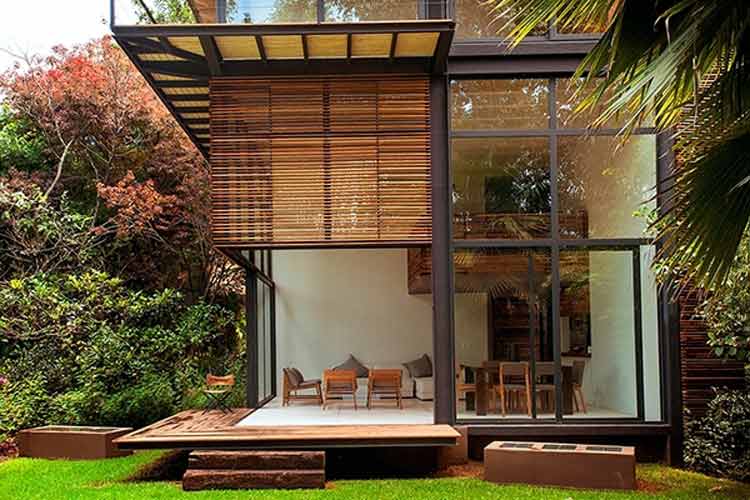 rumah kayu minimalis interior