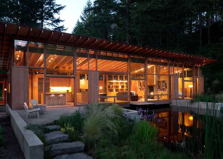 exterior rumah kayu minimalis