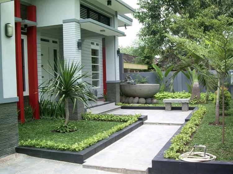 galeri taman rumah minimalis