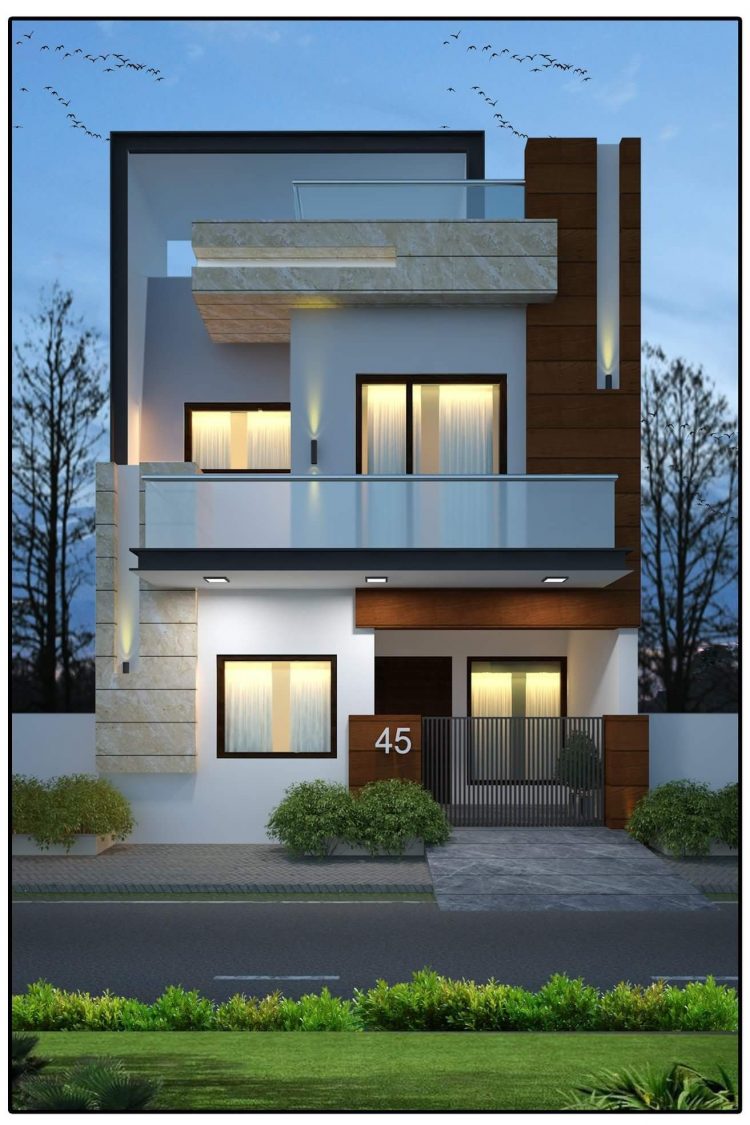 √ 45+ Model Tampak Depan Rumah Minimalis 2 Lantai Terbaru 2019