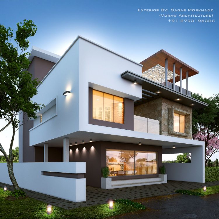 45 Model Tampak Depan Rumah Minimalis 2 Lantai Terbaru 2019