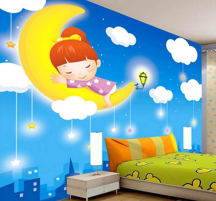 Wallpaper dinding kamar anak paling banyak dicari