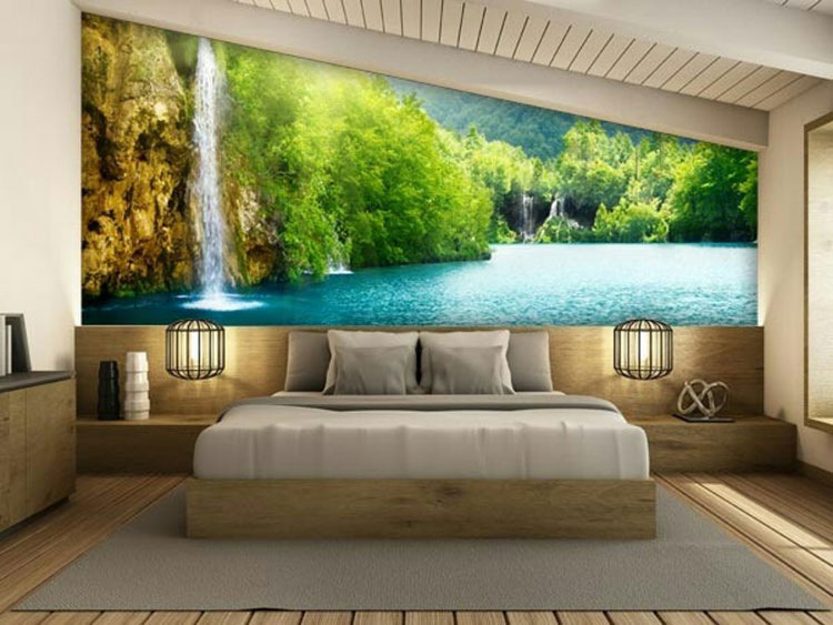 30 Motif Harga Wallpaper  Dinding  Kamar  Tidur Minimalis