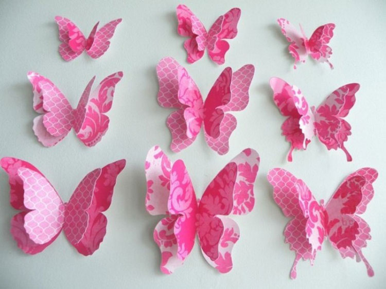 30 Hiasan  Dinding Kamar  Buatan Sendiri Dari  Kado  Origami