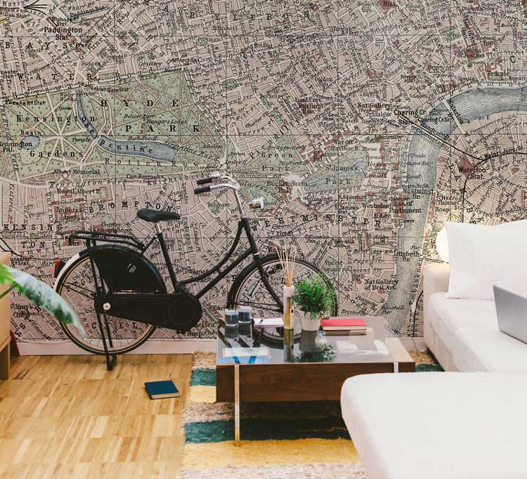 60 Motif Wallpaper  Dinding Ruang Tamu Minimalis Harga