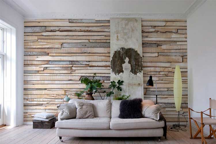 60 Motif Wallpaper  Dinding  Ruang Tamu Minimalis Harga