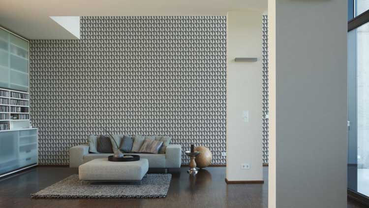 60 Motif Wallpaper  Dinding  Ruang Tamu Minimalis Harga