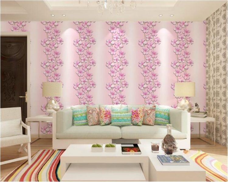 60 Motif Wallpaper Dinding Ruang Tamu Minimalis Harga
