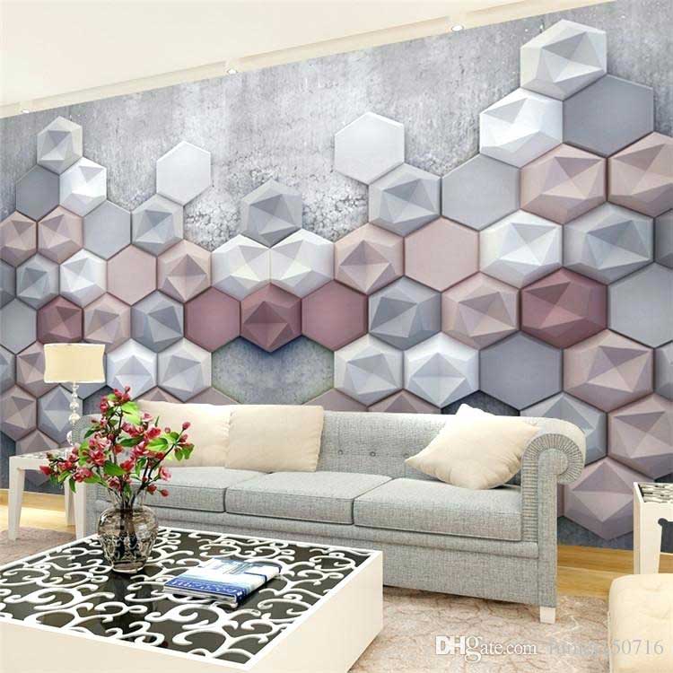 60+ Motif Wallpaper Dinding Ruang Tamu Minimalis & Harga