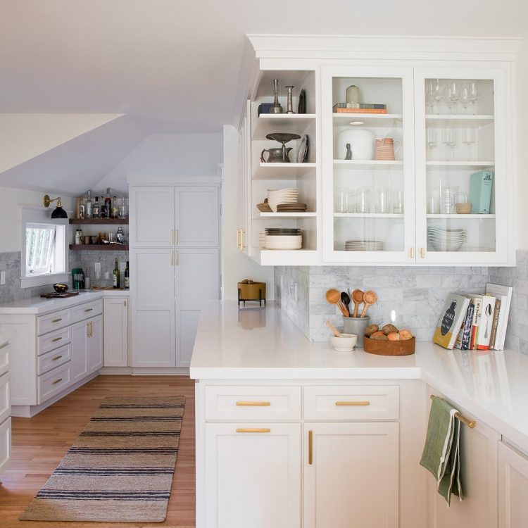 gambar lemari dapur yang sederhana