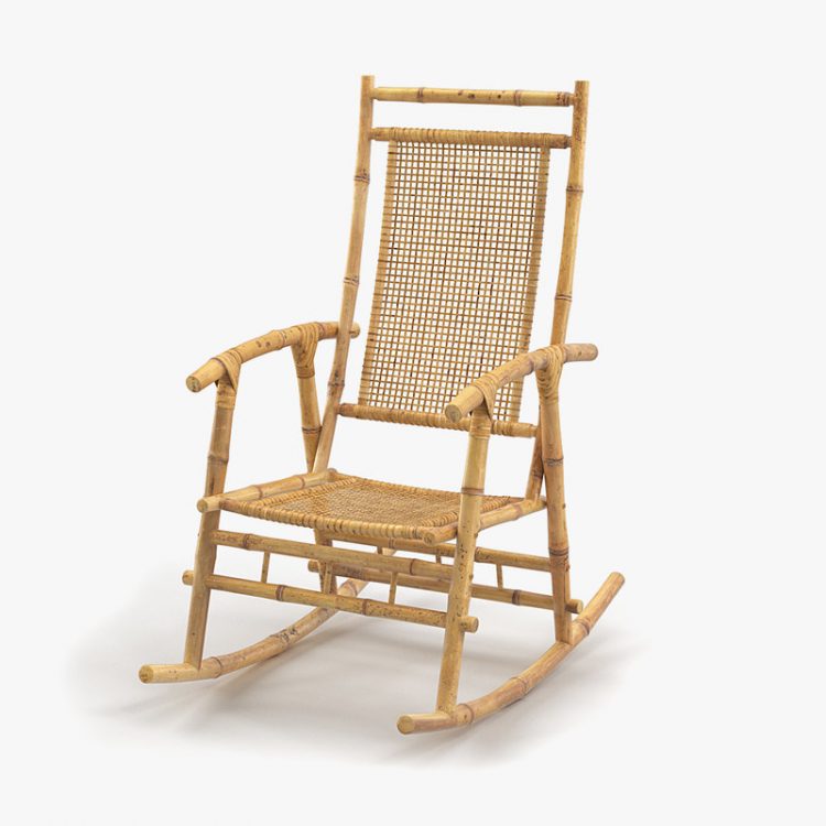 gambar kursi goyang dari bambu