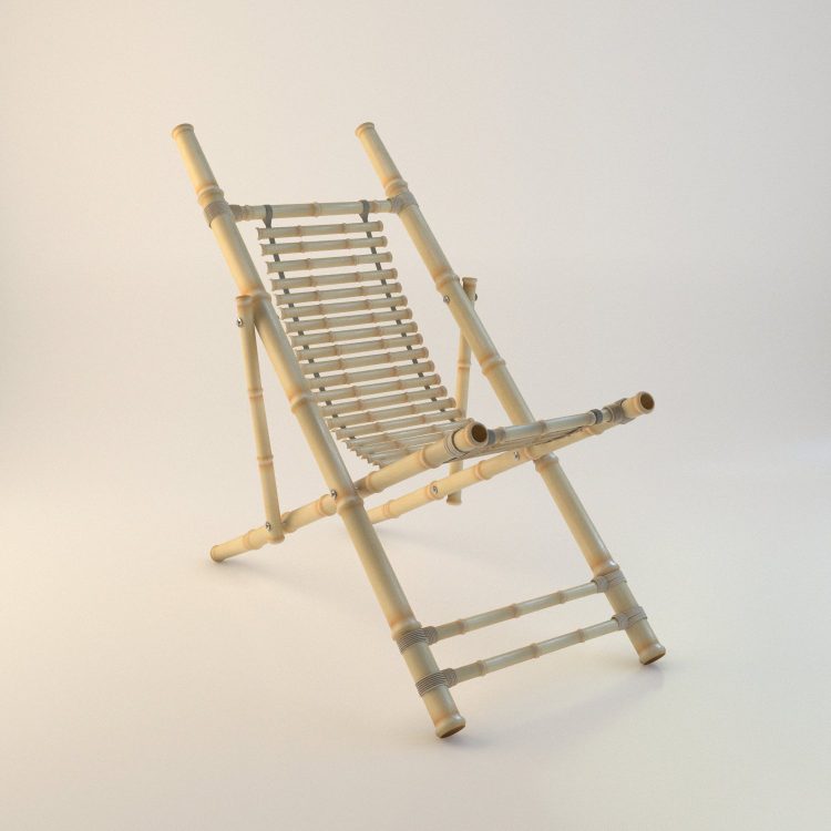 cara membuat kursi bambu santai