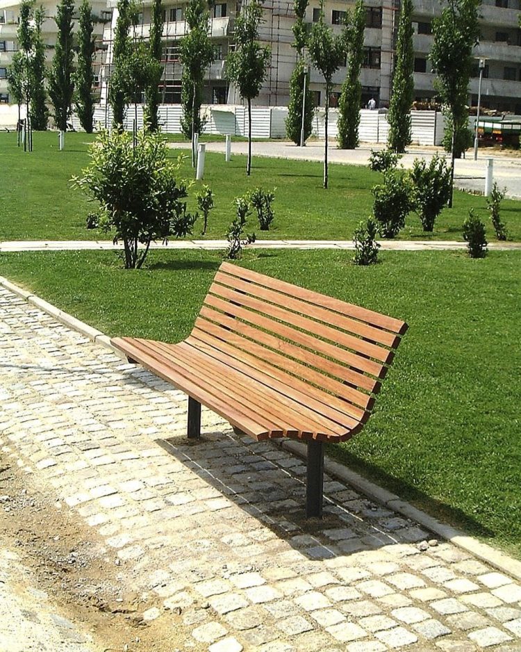 bentuk kursi kayu taman