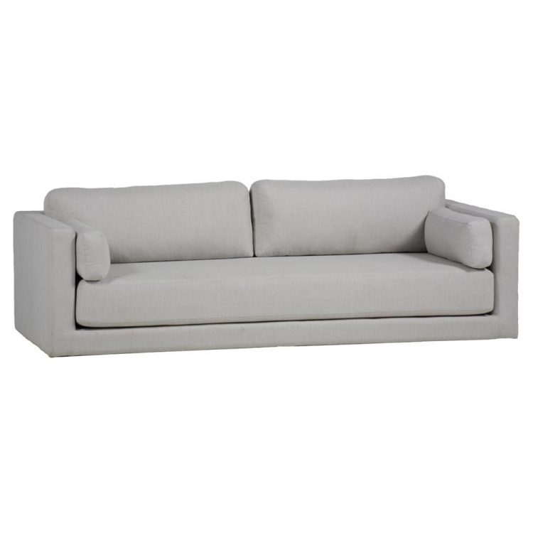 sofa minimalis abu abu