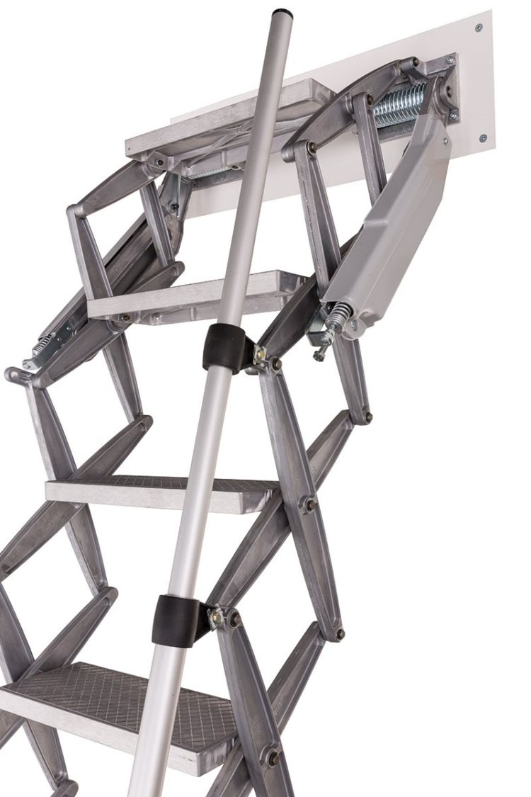 tangga lipat aluminium