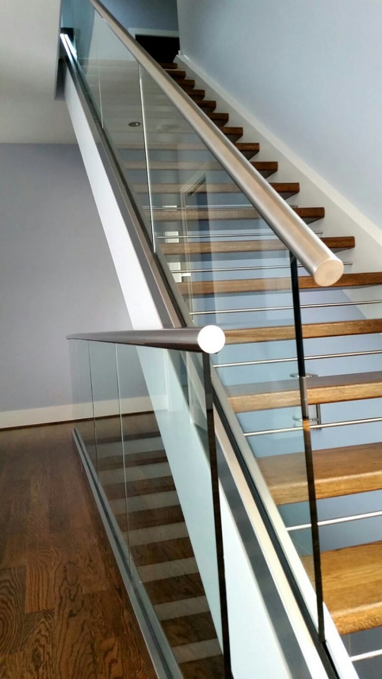   32 Railing  Tangga Kaca  Minimalis STAINLESS STEEL 