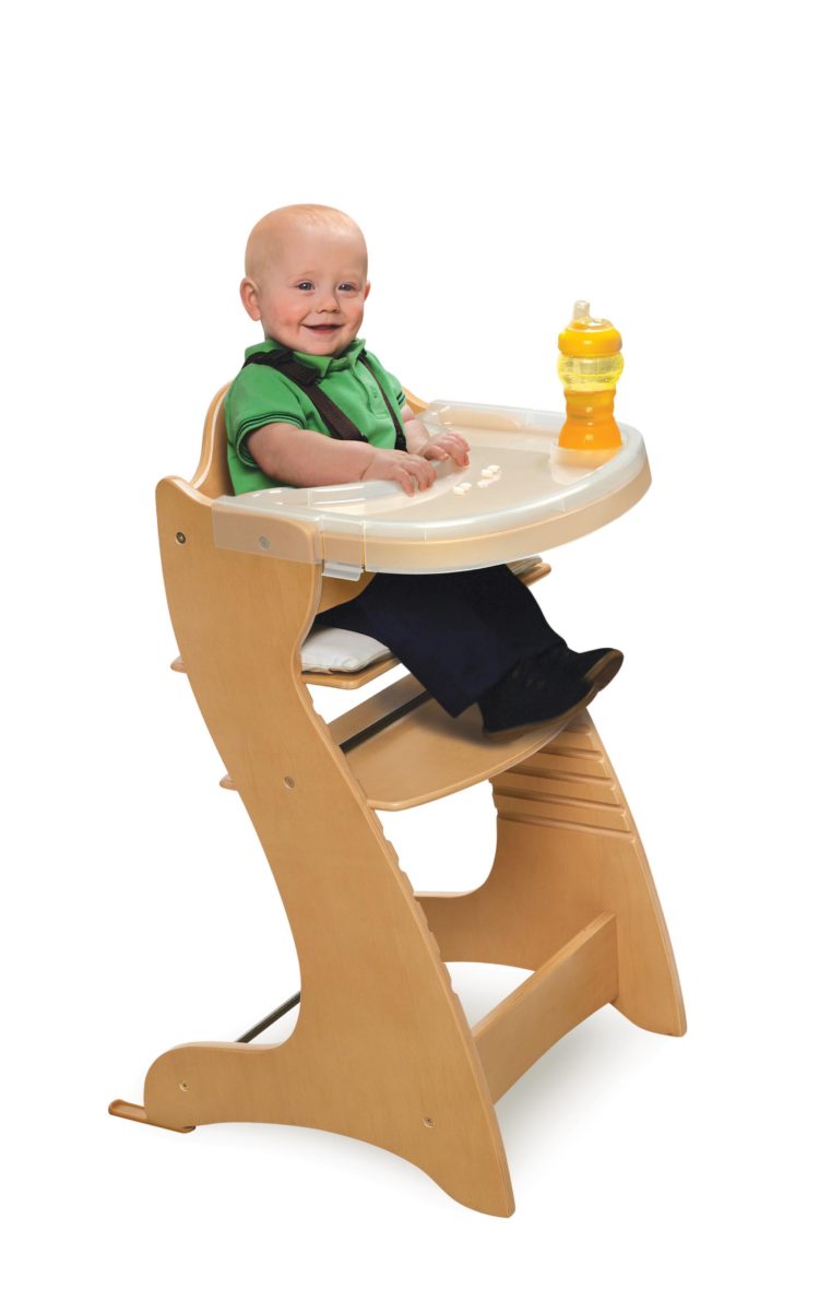 kursi makan bayi dari rotan